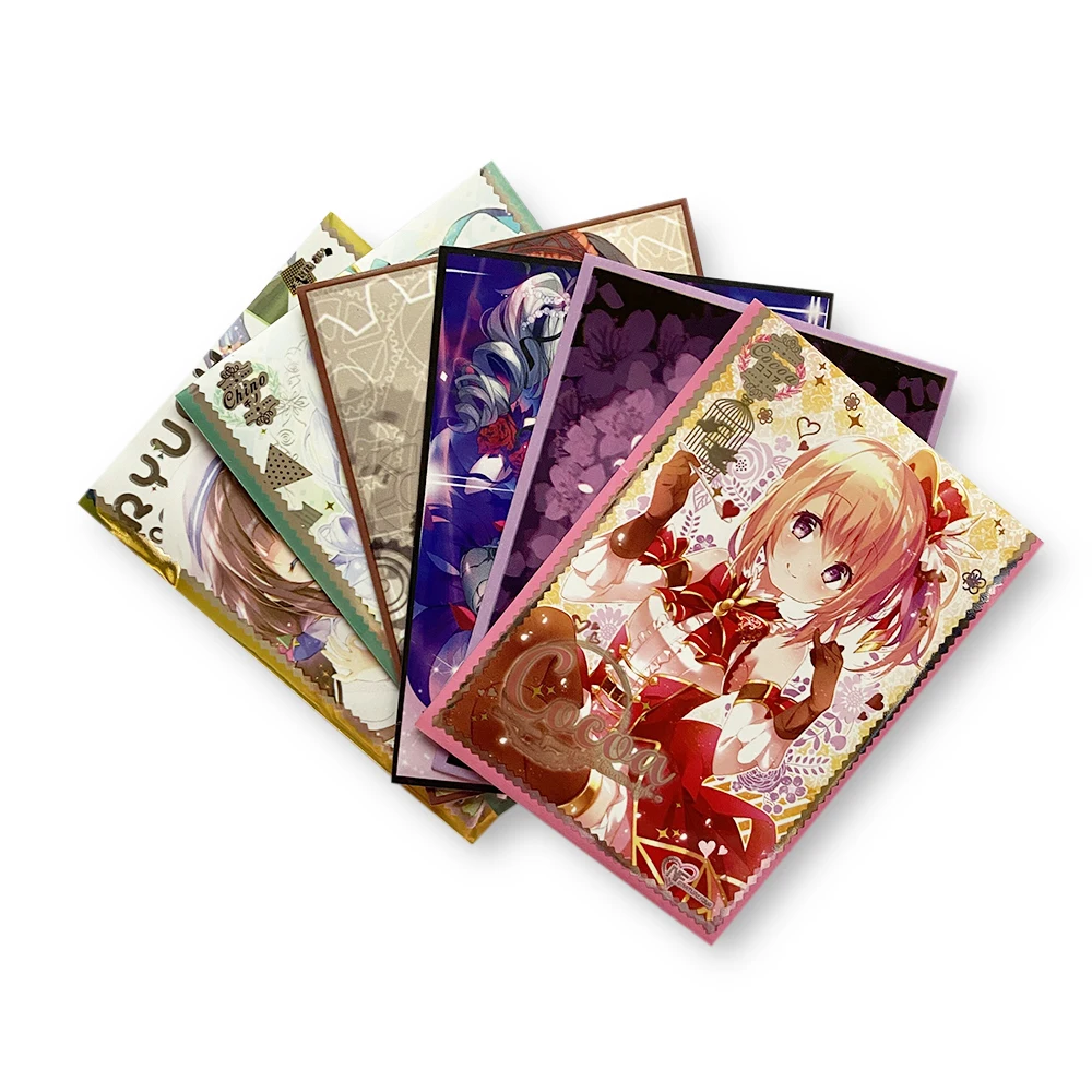 60 шт./LOTBAG аниме TCG карты рукава 66x91 мм игральные протектор палуба для карт из