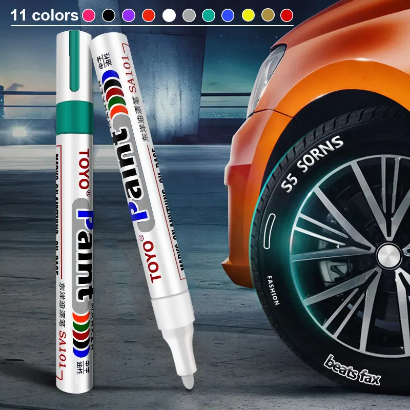 Waterproof Car Tyre Tire Tread Tire Paint Pen Marker DIY Art Drawing Pen Tool For BMW E46 E49 F30 F80 E36 E46 E93 E92 F34 F31 Z4