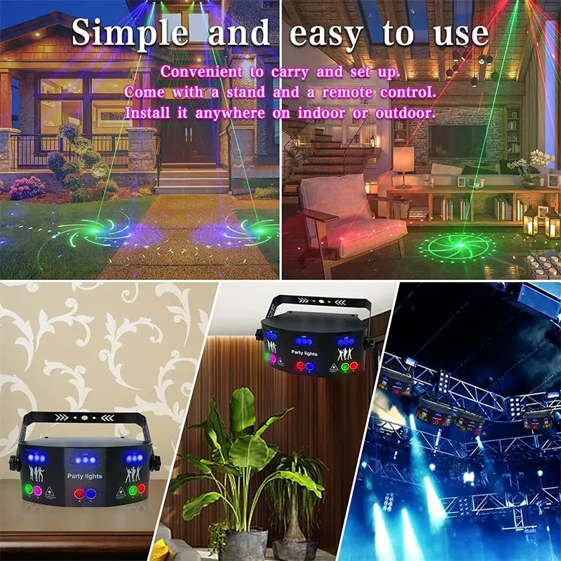 15/9 глаз RGB лазерный луч линейный сканер проектор DJ Диско сценическое освещение
