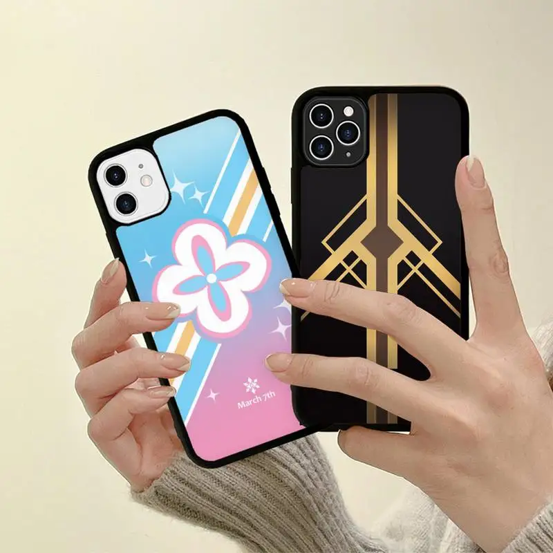 

Honkai Star Rail Proprietary Roles Phone Case Silicone PC+TPU Case for iPhone 11 12 13 Pro Max 8 7 6 Plus X SE XR Hard Fundas