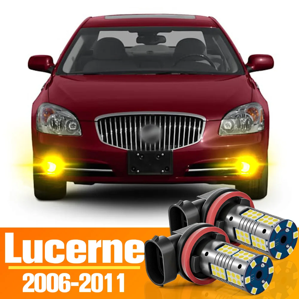 

2pcs LED Front Fog Light Bulb Accessories For Buick Lucerne 2006 2007 2008 2009 2010 2011
