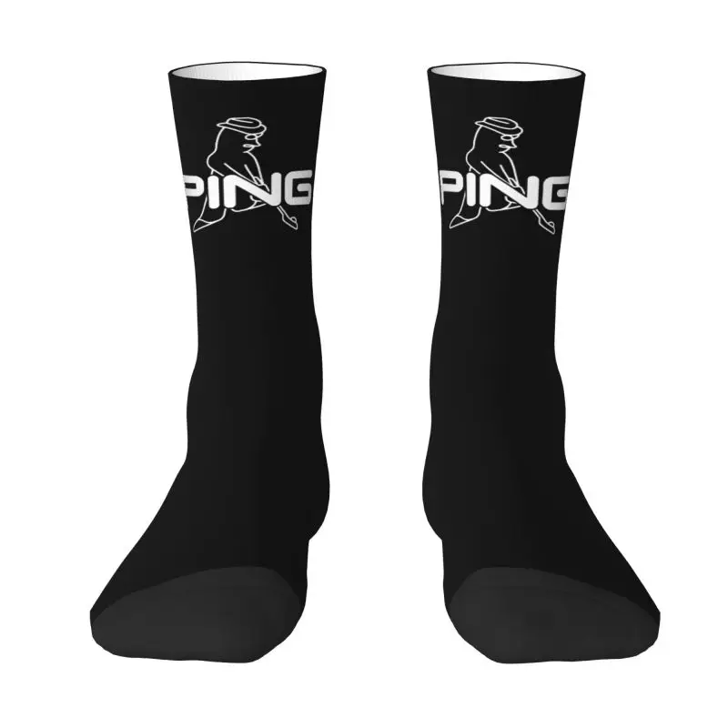 

Cool Golf Logo Socks Women Men Warm 3D Printing Basketball Sports Socks