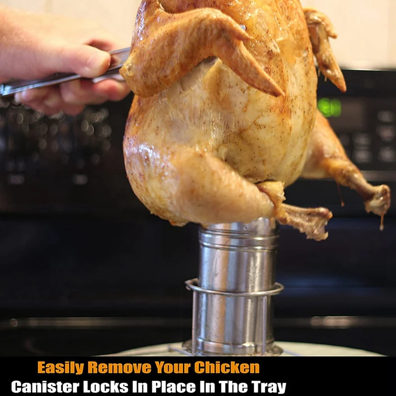 1 комплект жаровня для курицы держатель пива вина с пивной банкой гриль кухонная