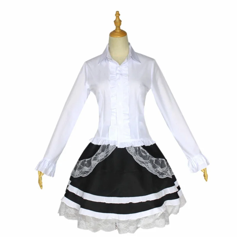 DanganRonpa Yasuhiro Taeko женский костюм для косплея платье Celestia Ludenberg парики девочек