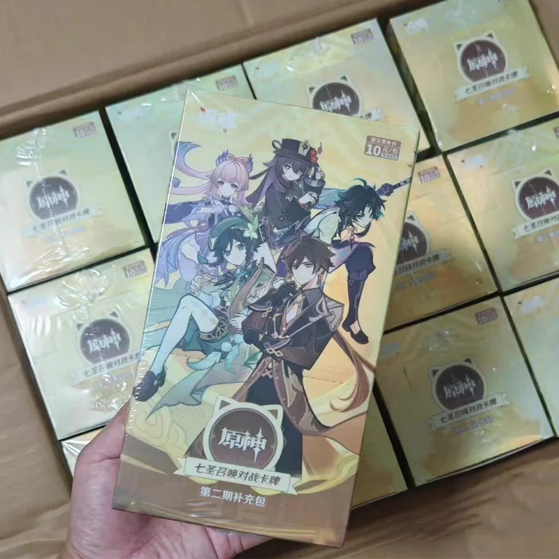 Фото SHININGSOUL Коллекционные карты Genshin Impact Genius Invokation TCG Боевая карта Ху Тао Райдэн Сёгун Аниме-коллекционная карта Подарок №4