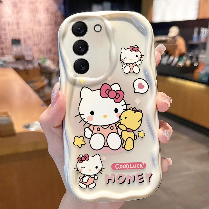 Чехол Sanrio Pochacco для Samsung Galaxy S24 S23 S22 S21 Ultra Plus S20 FE A73 A72 A71 A55 A54 5G A53 A52 A51 4G A50S A50 Cover