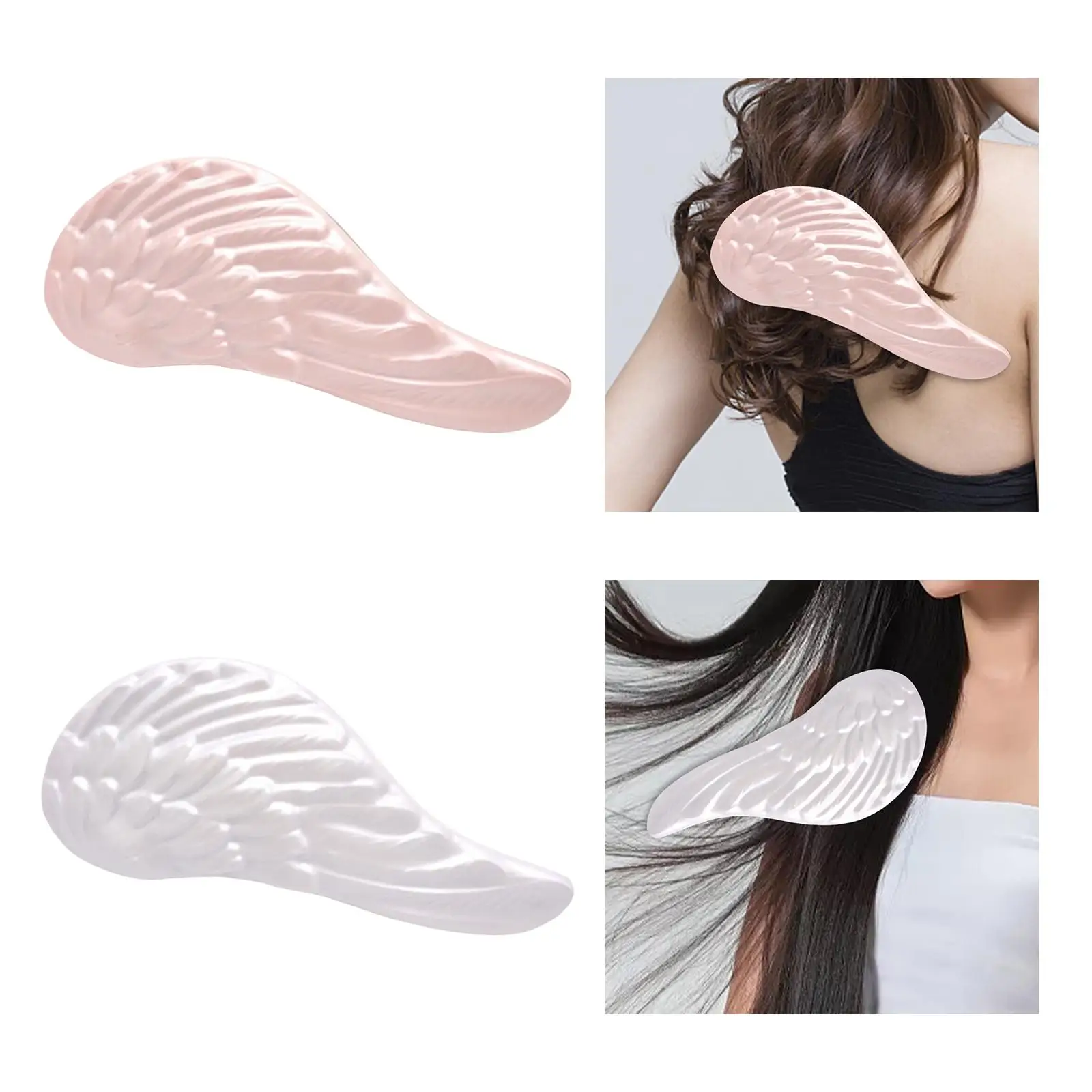 

2 Pieces Portable Detangler Brush Hairbrush Hair Comb Hair Brush Anti static