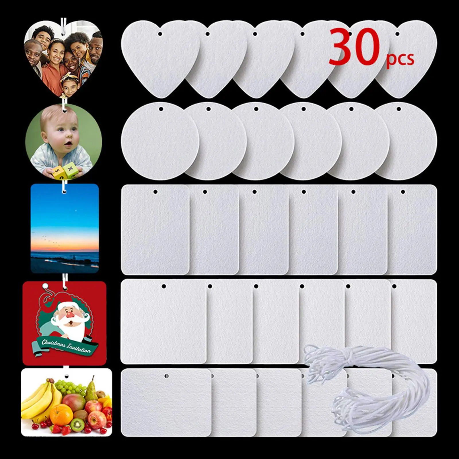 

Сублимационный освежитель воздуха, заготовки, сделай сам, автомобильные Ароматические подвесные листы