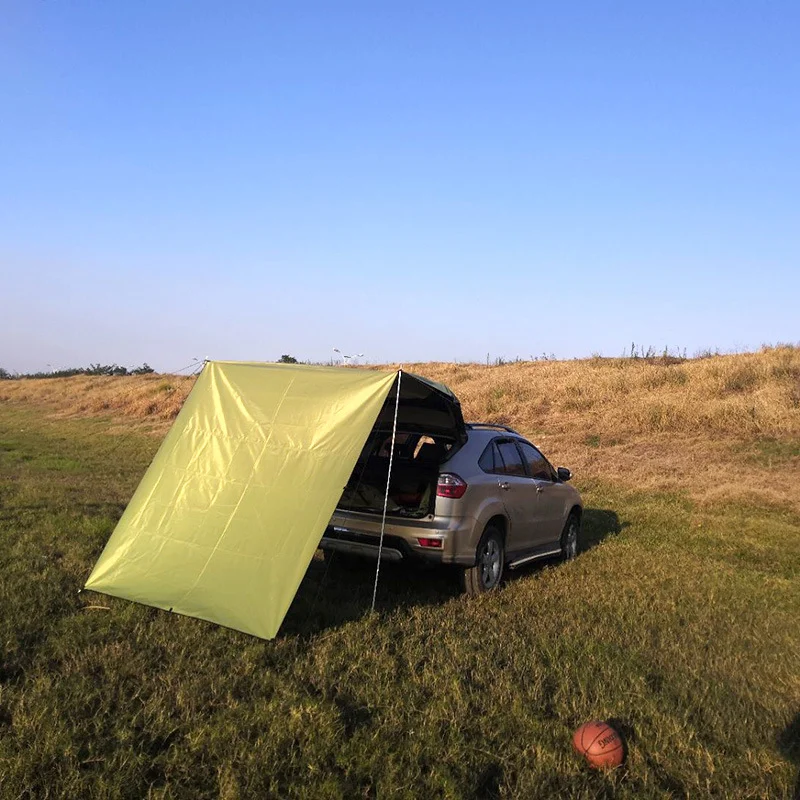 

Outdoor Camping Car Awning Shade Sail Car Tail/Side Tent Canopy Sunscreen 210D Oxford Cloth PU2000 Waterproof Sunshade