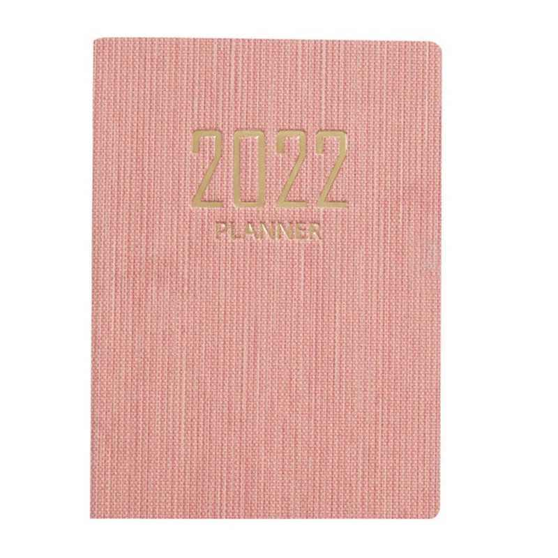 

A7 2022 Planner English Version Agenda Notebook Goal Custom Timetable Stationery Office School Supplies
