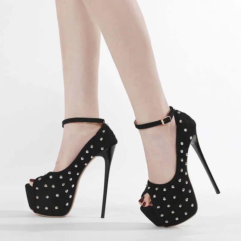 Eilyken/элегантные женские босоножки на очень тонком высоком каблуке дизайнерская