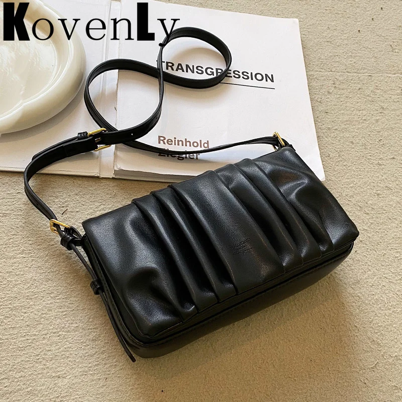 

Women Handbag Leather Shoulder Bags For Women 2023 Top Brand Crossbody Bags Adjustable Strap Single Shoulder Packs
