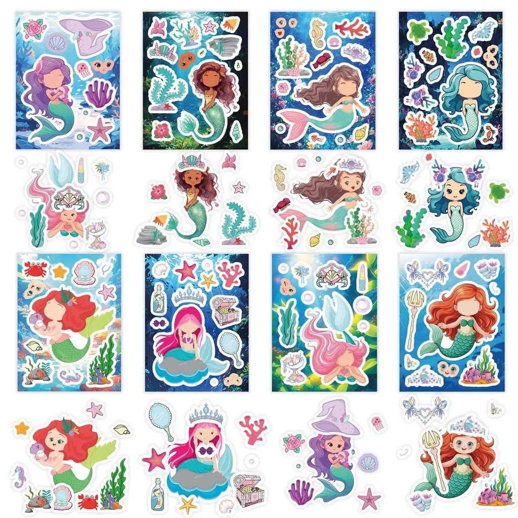 

Набор наклеек-коллажей «Русалки» RecordingYourLife Store