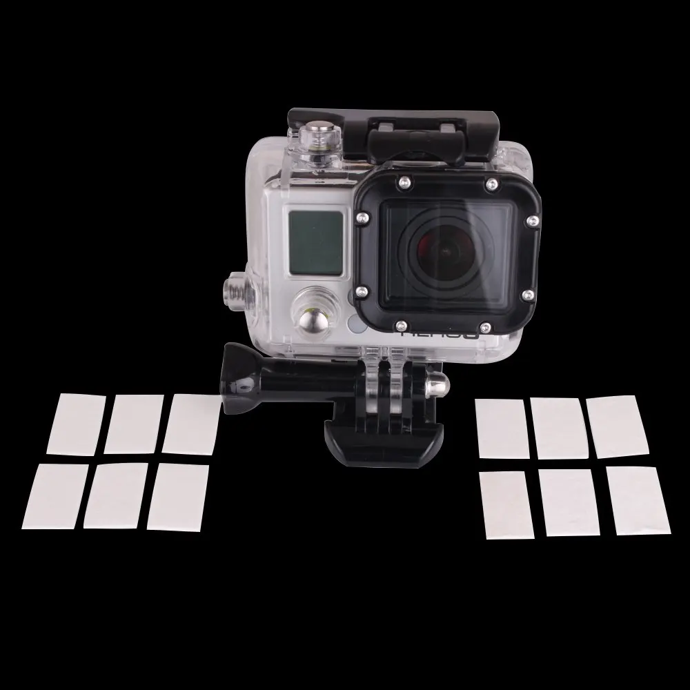 12 шт. водонепроницаемые влагостойкие вставки для спортивной камеры GoPro HD Hero 4 3 + 2 1