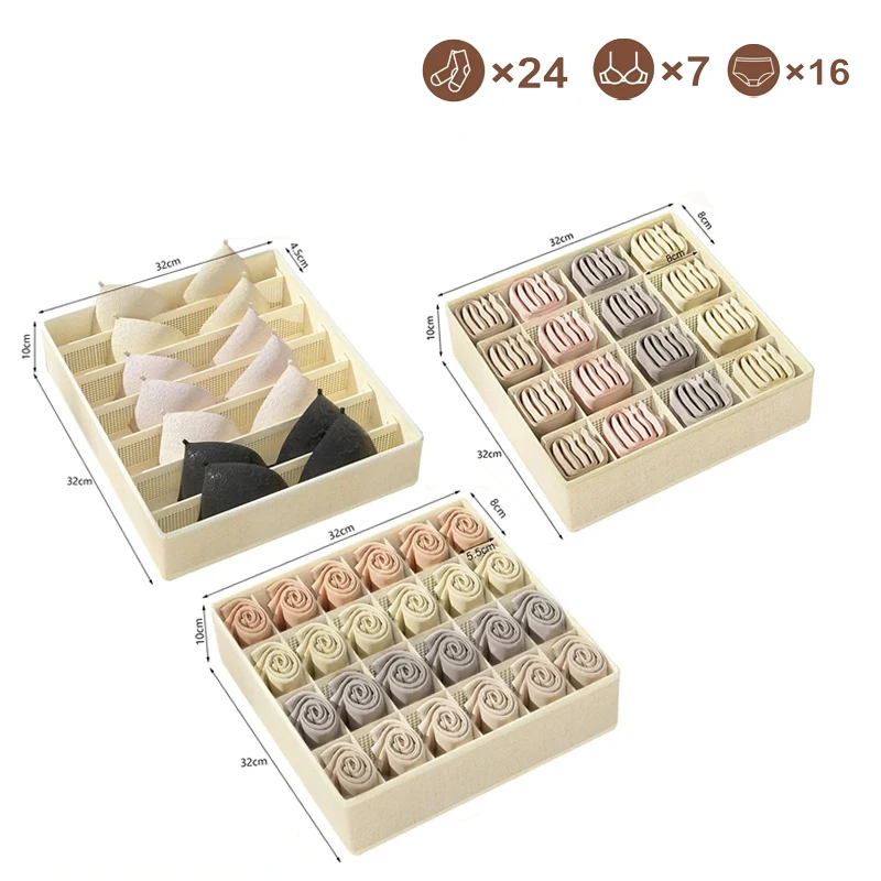 

Ящики-органайзеры для белья из нетканой ткани