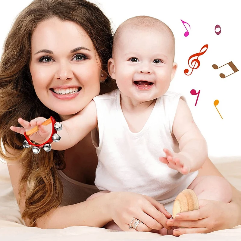 Набор музыкальных ударных инструментов ритм-палочки + деревянные шейкеры для яиц