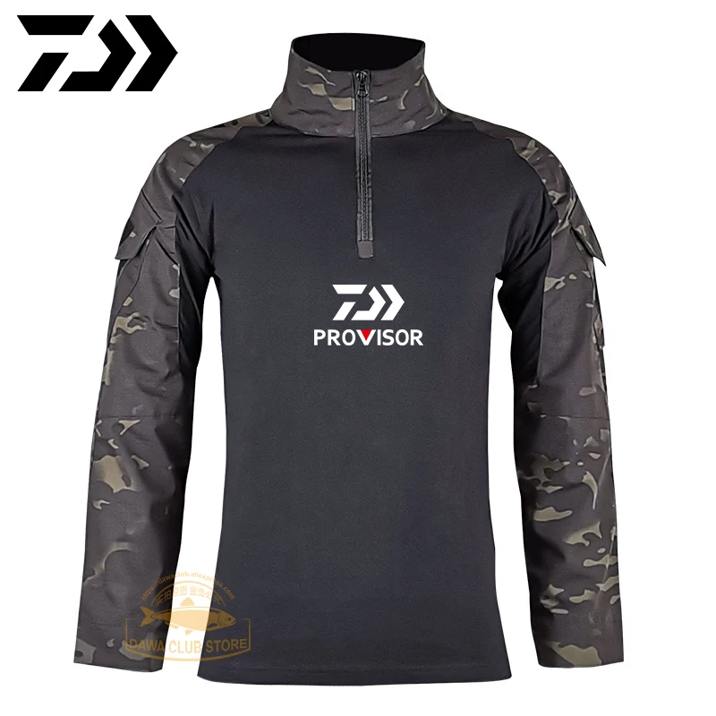 

Daiwa Camouflage Hunting Fishing Clothes Tactical Frog Suits Military Uniform Paintball Airsoft Sniper Combat Shirt&Pants Jersey