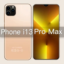 Global Version i13 Pro Max 5G Smartphone 16GB 512GB 10 Core Android 10 6.8 Inch Celular 6000mAh Cellphone Mobile Phone Unlock