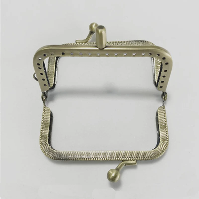 10pcs/lot  Double layer Metal Frame Purse for Clutch Coins Bag Handle Kiss Clasp Lock Accessories For Bag 8.5/10.5/12.5/15/18cm