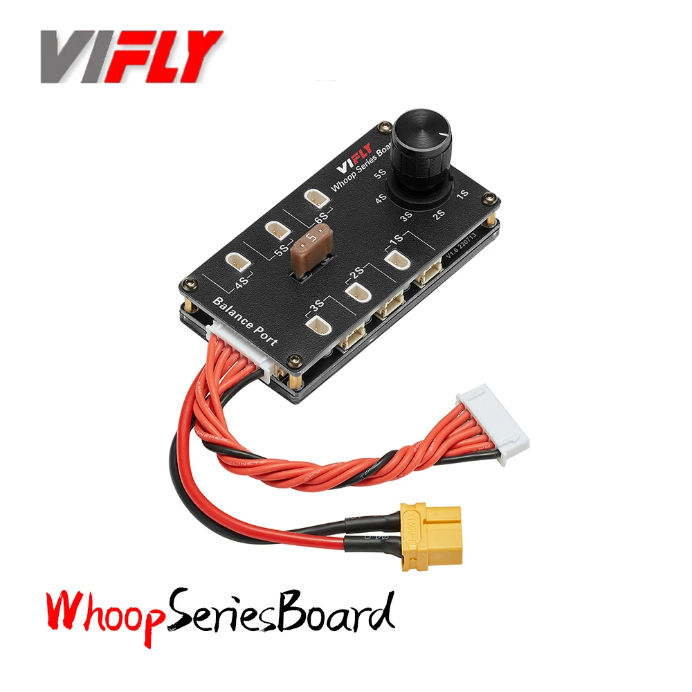 

VIFLY Whoop Series Board 1S LIPO Battery Balance Charging Board XT60 Input for PH2.0 BT2.0 GNB27 1S FPV Tinywhoop Racing Drone