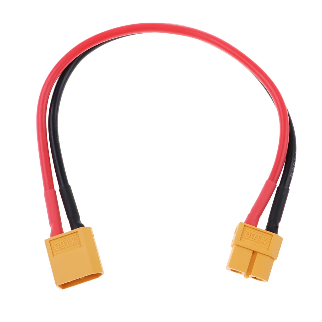 

Wholesale XT60 Female Plug To XT60 Male Plug Adapter Connector With 10/20/30/40/50CM 14AWG Silicone Wire for RC Lipo Battery