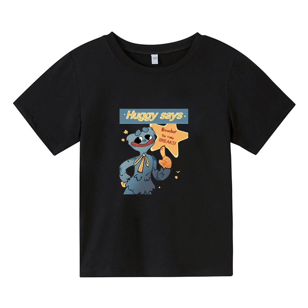 

Poppy playtime t shirt Kids huggy Wuggy T-Shirts for Girls 100%Cotton Short Sleeves Tshirt Baby Boys Tshirt Hague Vagi Clothes