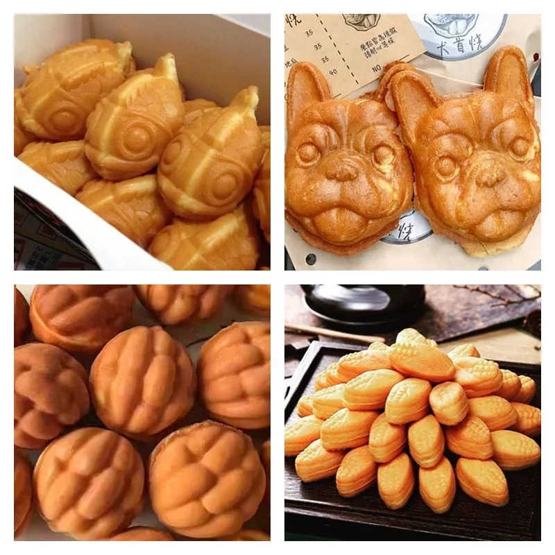 Автоматическая газовая форма для южнокорейской торговли орех Moshi Deli Manjoo Custard рыбы