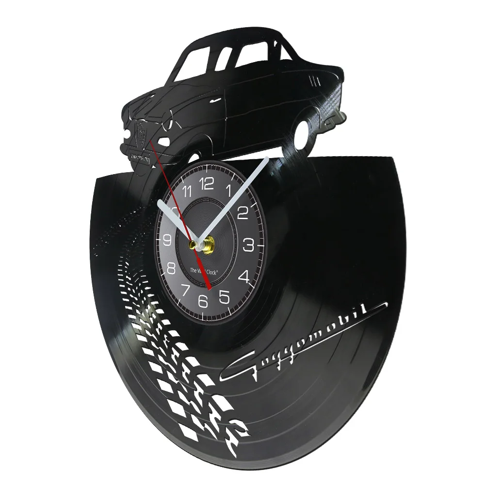 Винтажные винтажные настенные часы в стиле ретро с дорожной маркой бесшумные