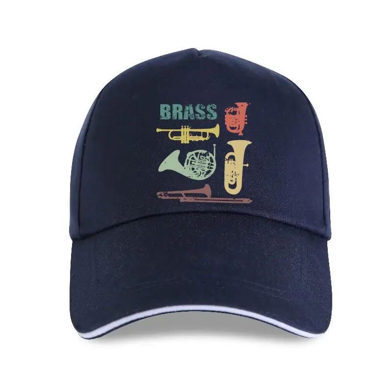 

Шляпа от солнца, латунный инструмент, труба, тромбон, рог, туба, футболка, базовая, твердая хлопковая, летняя, забавная, повседневная, индивид...