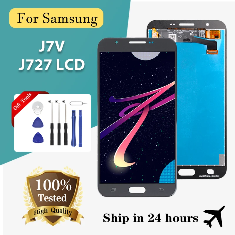 

Brand New 5.5 Inch J7 V Display For Samsung Galaxy J727 Lcd Touch Panel Digitizer Assembly J727A J727P J727V J727F Screen