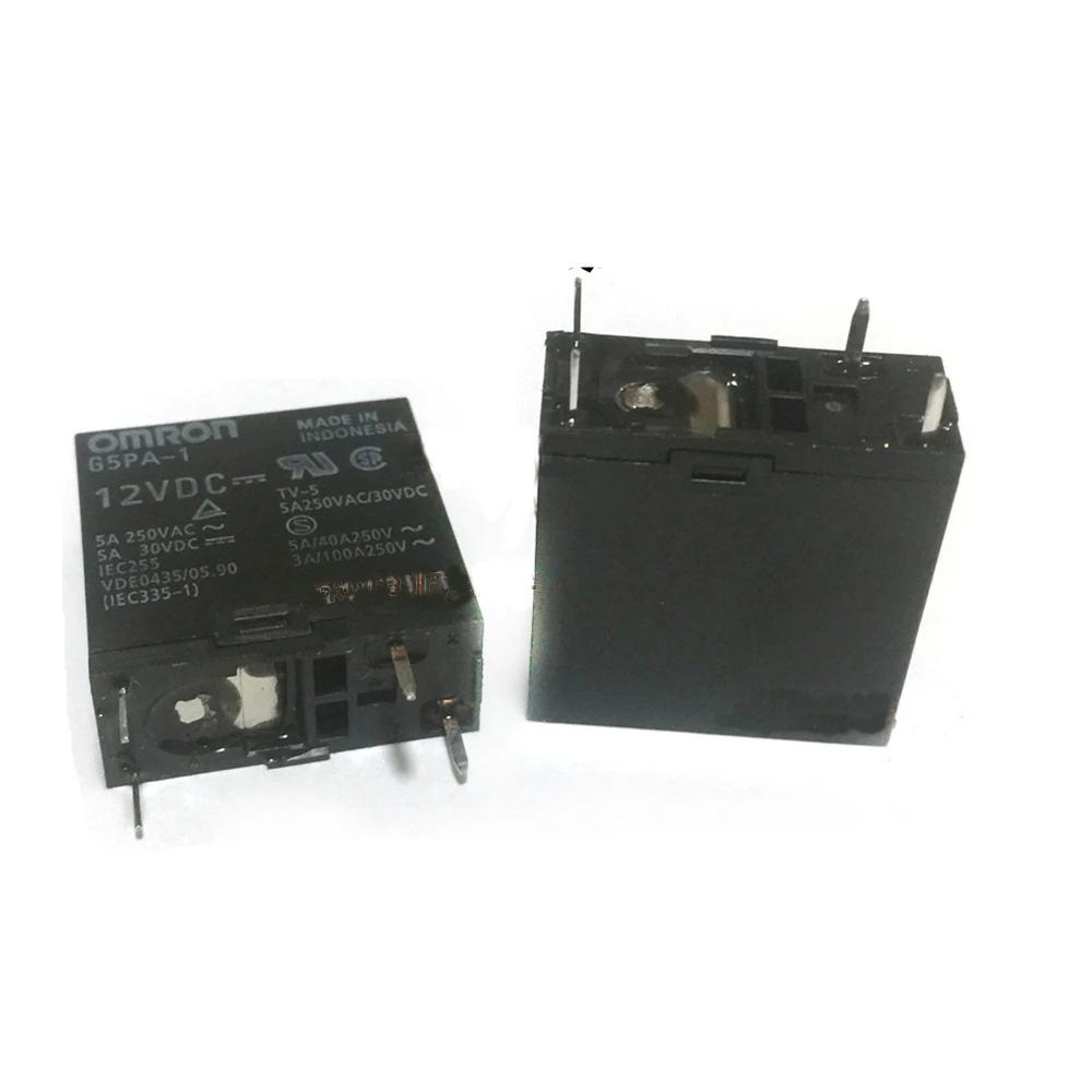 2PCS/LOT 100%Original New Relay G5PA-1-5VDC G5PA-1-12VDC G5PA-9-9VDC G5PA 1 9VDC G5PA-1 9V 12V 4PIN 5A