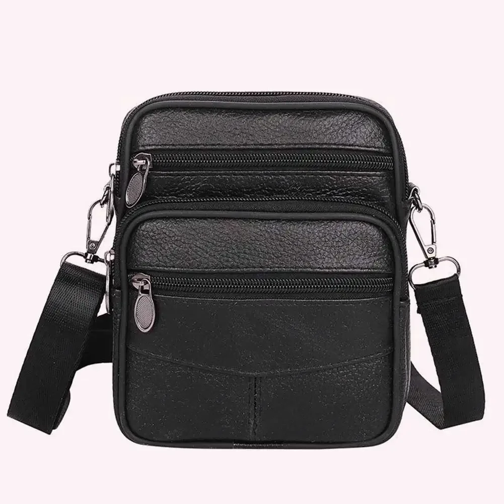 Мужская многофункциональная сумка-мессенджер с несколькими карманами