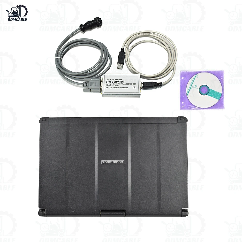 

Toyota BT вилочный погрузчик Canbox CPC USB ARM7 Диагностический кабель для грузовика Диагностика CAN-интерфейс Can-шина программа для грузовика + CFC2 ПК
