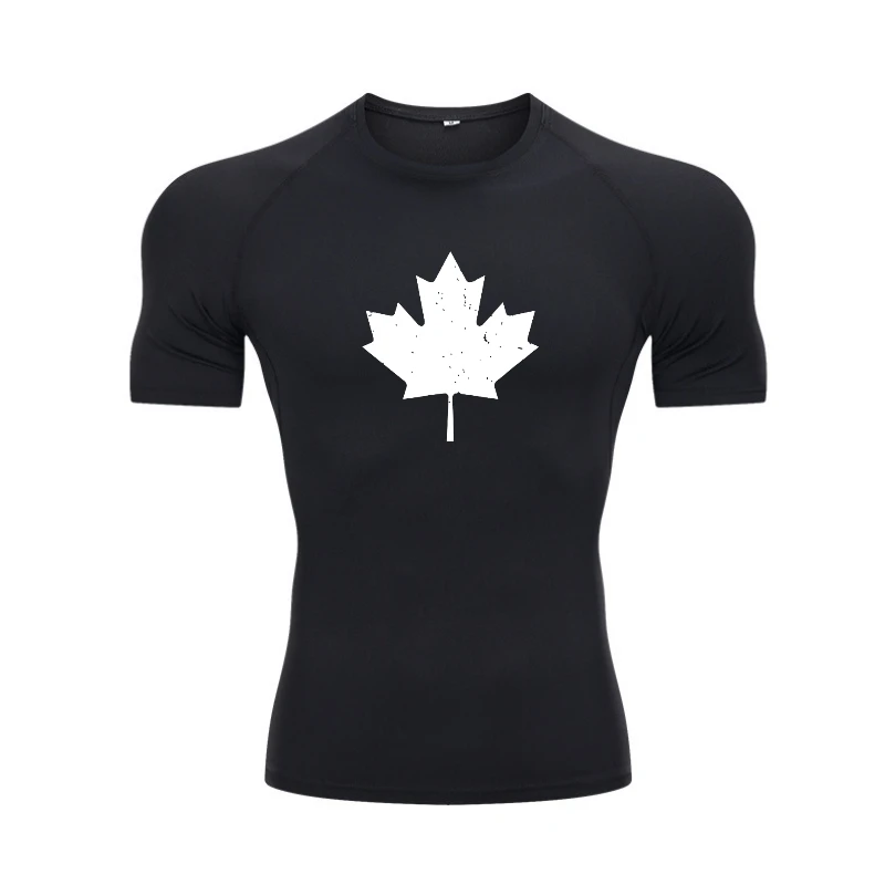 

Винтажная футболка с изображением канадского кленового листа, футболка на День Канады, топы на день рождения, Модная хлопковая Мужская футболка