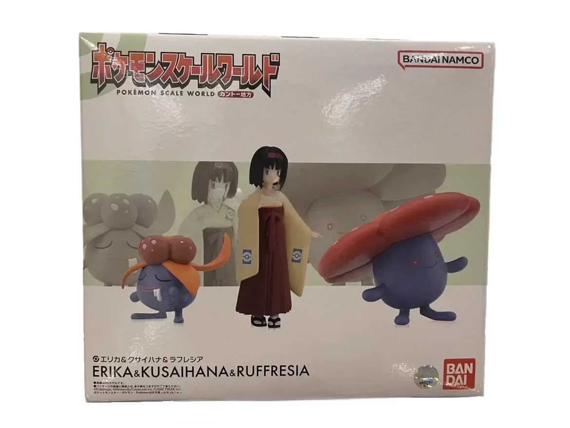 Bandai оригинальные фигурки аниме Shokugan POKEMON Scale World Erika Gloom Vileplume игрушки для детей