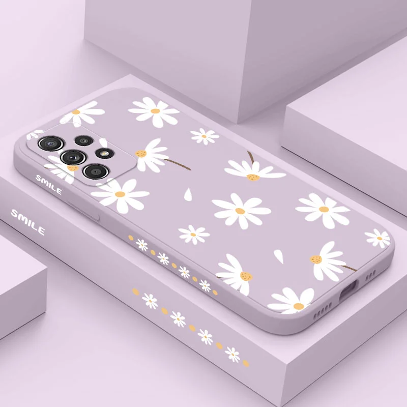 

Plain Daisies Case For Samsung A73 A53 A33 A23 A13 A03 A03S A72 A52 A52S A32 A02S A02 A12 A71 A51 A31 A22 A04 A04S 4G 5G Cover