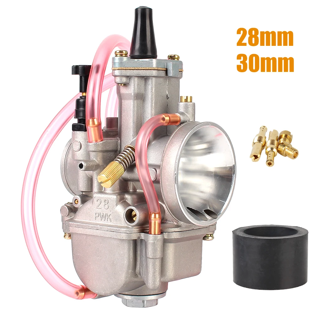 

Мотоциклетный карбюратор, аксессуары для мотоциклов с Power Jet, для Suzuki Honda, для ATV PWK 28, 30 мм, 2T, 4T, универсальный
