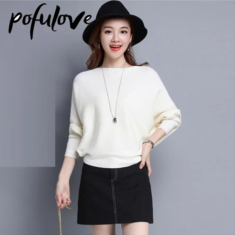 

Women's Sweater Spring and Autumn Knitwear Women's 2022 New Bat Sleeve Top Knitted Jacket Loose Fashion Trending Sweater