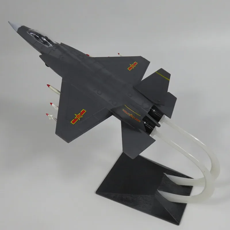 

1:72 ABS Static Simulation Fighter Aircraft China J-31 Airlines Fighter DIY Assembled airplane model Military Plane Assembly