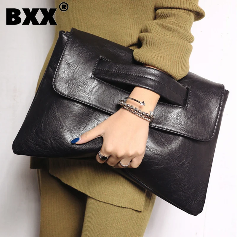 

[BXX] Large Capacity Fashion Women's Envelope Clutch Bag 2023 Trendy New Beautiful Crossbody Bags Ladies Handbag Clutches GF3631