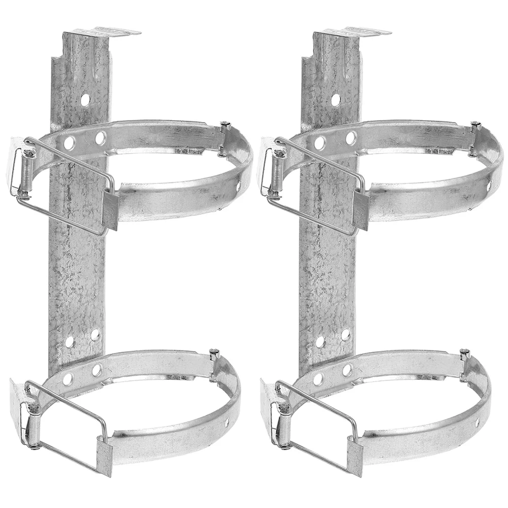 

2pcs Fire Extinguishers Holder Heavy Duty Fire Extinguishers Hanger Wall Brackets 2kg