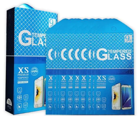 10in1 Universal Paper Retail Package Box For iphone 12 13 14 Samsung Htc lg Tempered Glass Screen Protector Film 100/200pcs