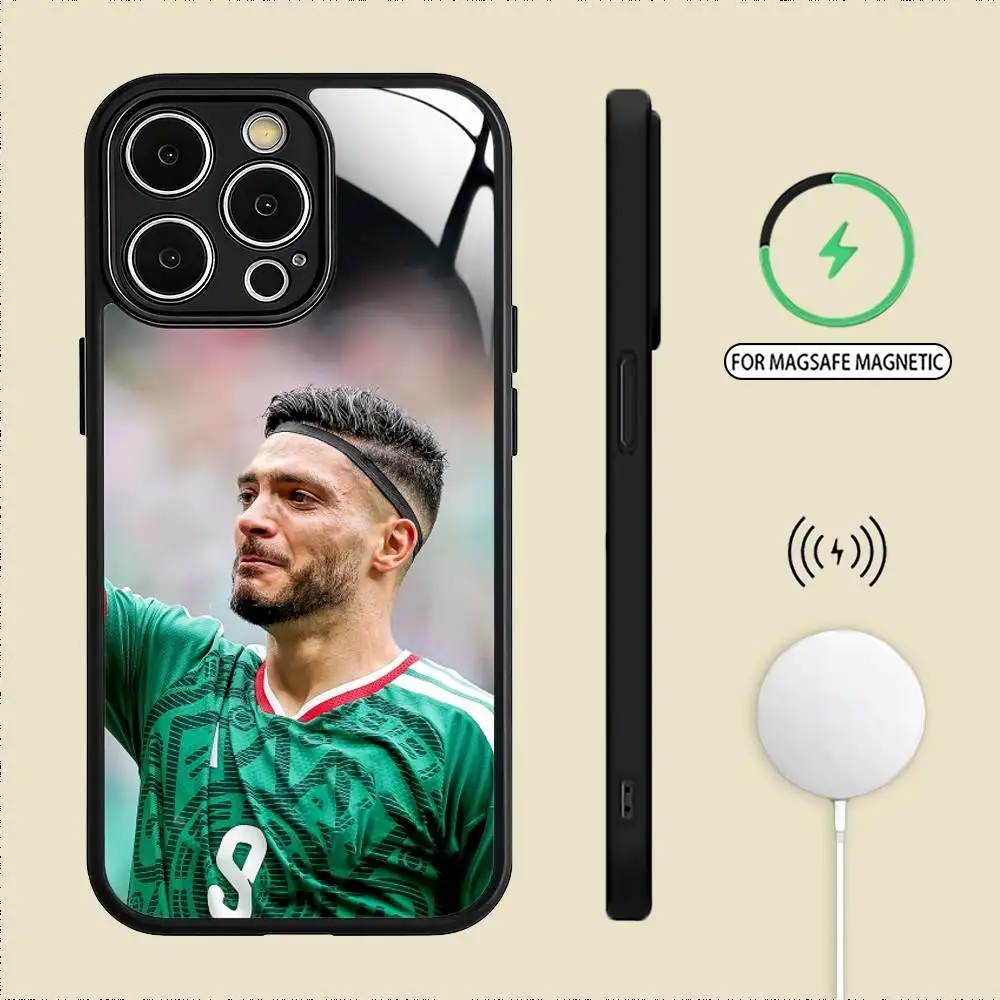 Фото Чехол для телефона Mexican Complete 9 R-Raul Jimenez для iPhone 17, 16, 15, 14, 13, 12, 11 Plus, Pro Max, магнитный, для беспроводной зарядки Magsafe №3