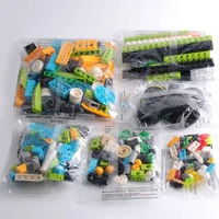 building block accessory bag compatible legoeds wedo 2 0 robot set puzzle assembly small particles educational toys for children