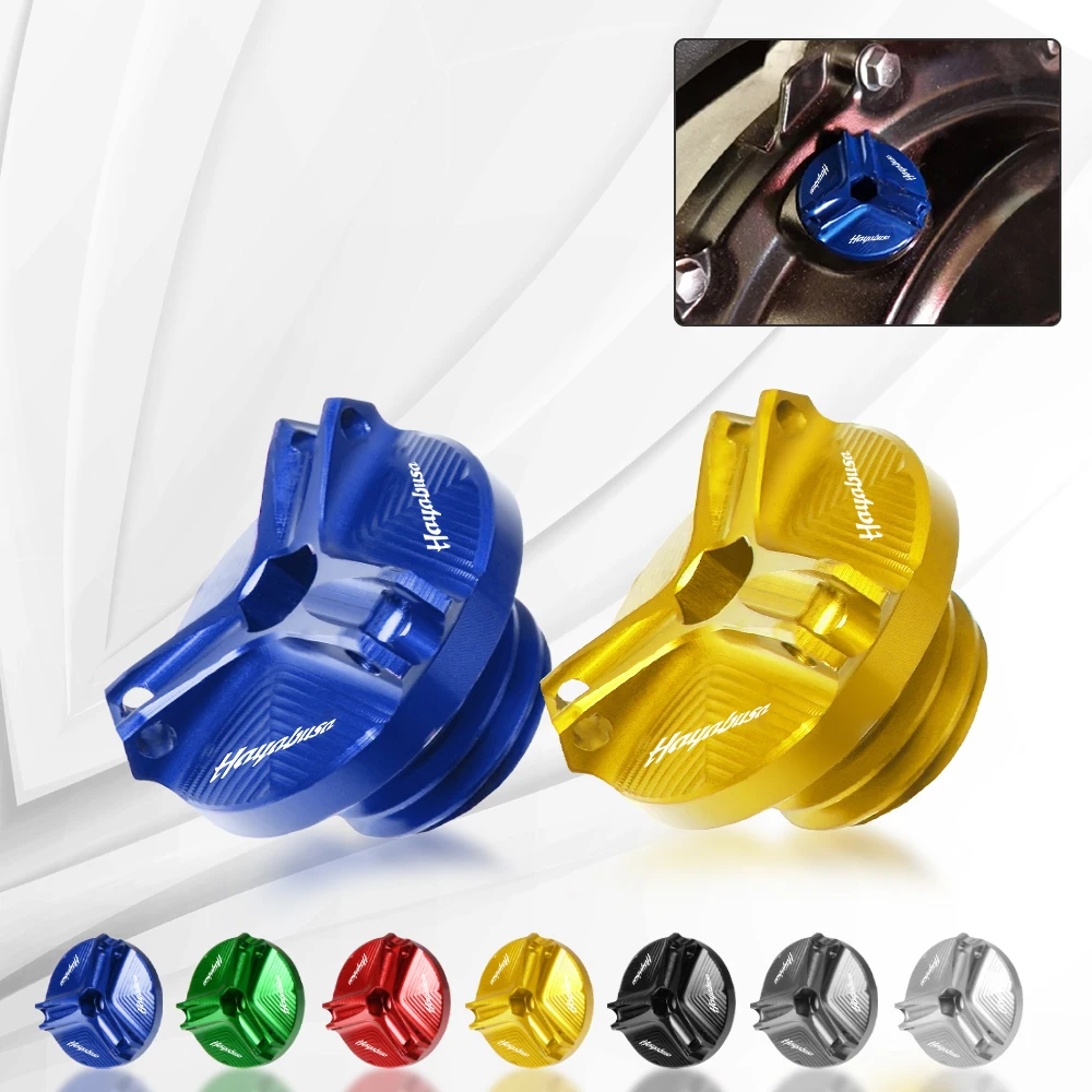 

For Suzuki HAYABUSA GSX1300R GSX 1300 R GSX-R GSXS GSXR 1000 F 750 600 1999-2020 Motorcycle Engine Oil Filter Cup Plug Cover