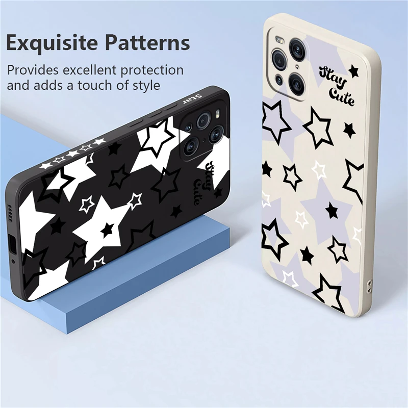 Звездный мягкий телефонный чехол для OPPO Find X3 X2 Pro X5 Lite NEO F19 F11 F17 F12 R9S R15 силиконовый