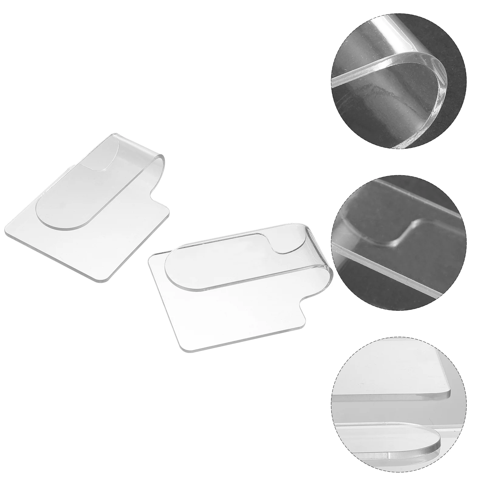 

Makeup Foundation Mixing Plate Nail Spatula Tray Blending Acrylic Artist Manicure Pallet Hand Painting Clear Tool Haves Must