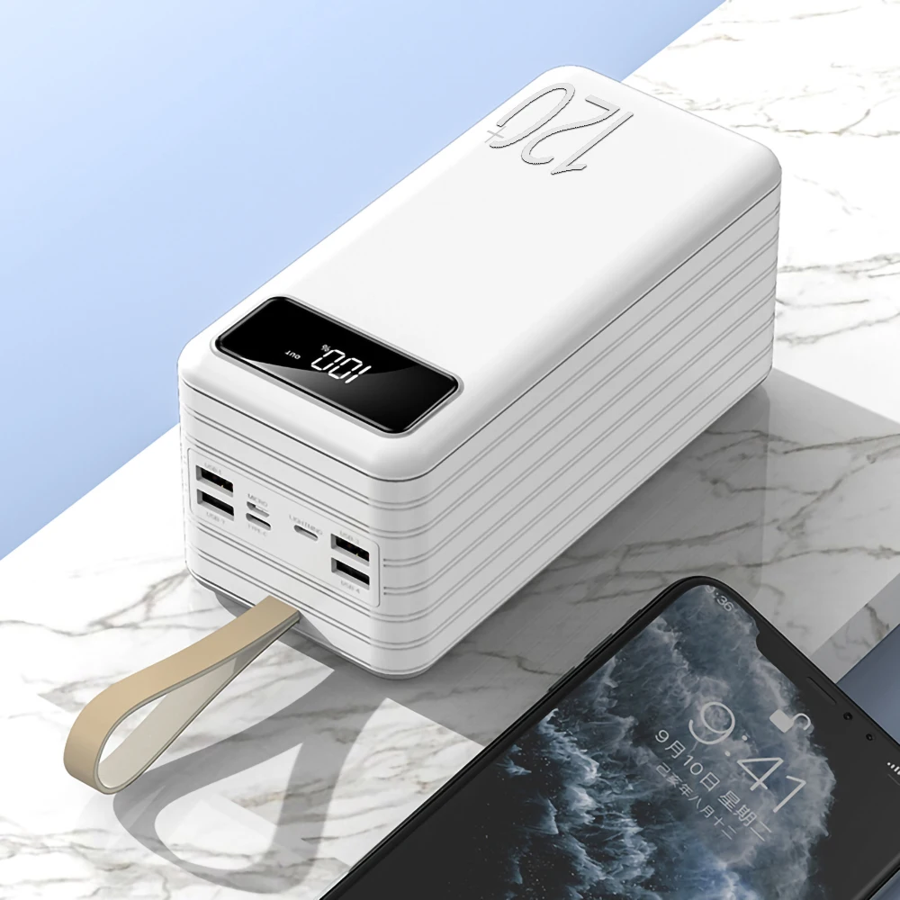 

2023 New 120000mAh Power Pack of Power Bank Large Capacity Mobile Power Universal 5v3a Fast Charging+Free Delivery