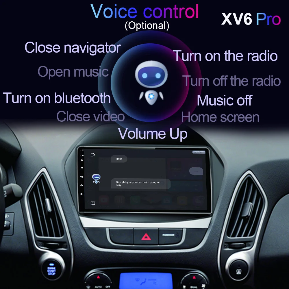 Автомобильный радиоприемник XIMA Pro 4G 2 din Android мультимедийная система для Hyundai Tucson