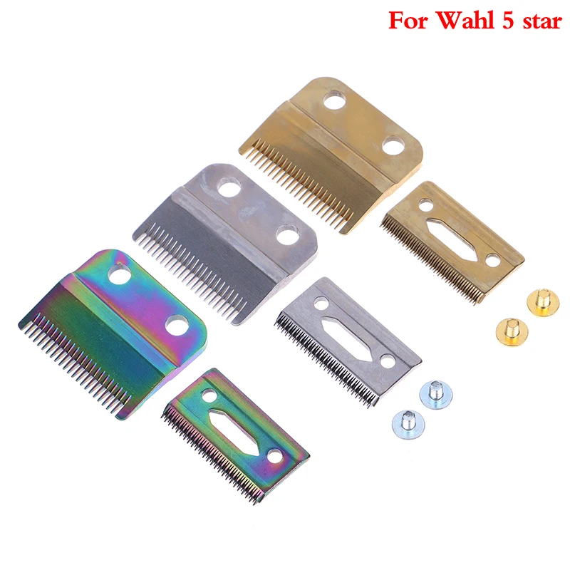 

Professional Stagger-Tooth 2-Hole Clipper Carbon Steel Blade For Wahl 5 Star 8148/8504 Metal Hair Clipper Accessories Parts